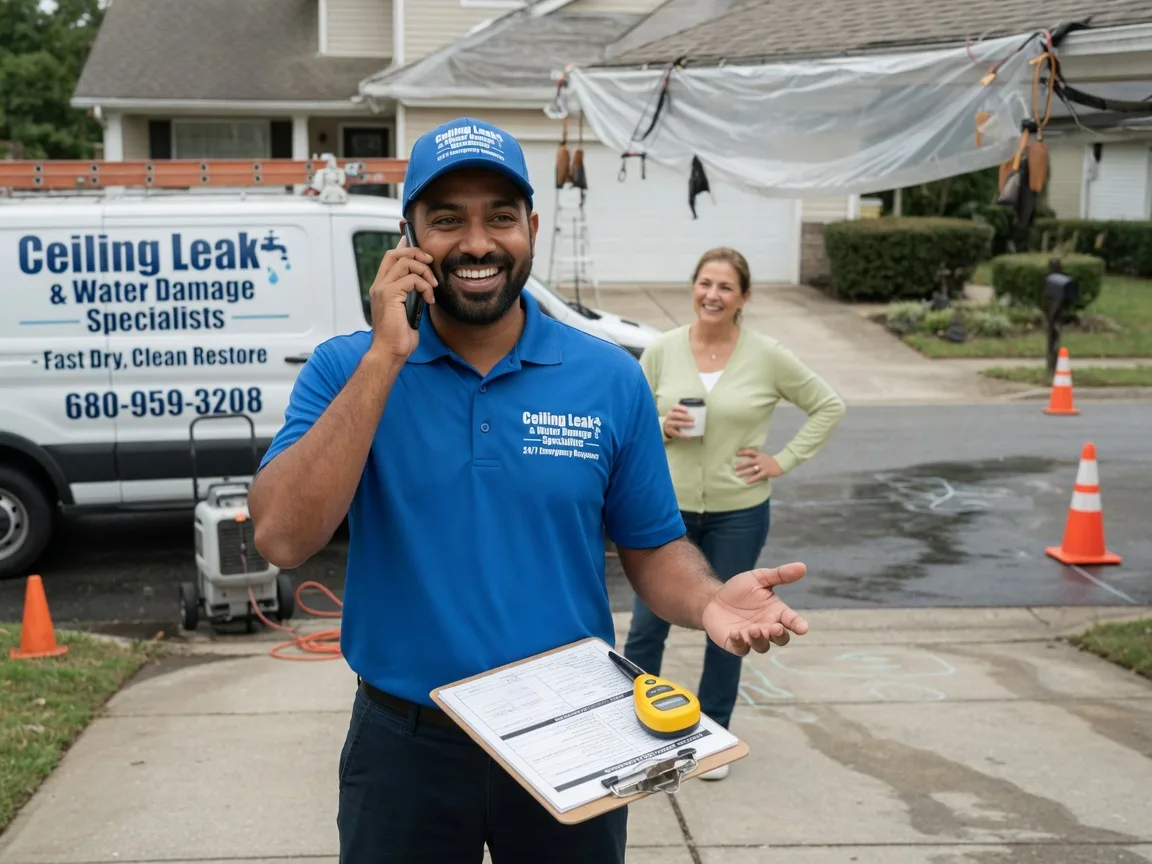 Ceiling Leak Cleanup Zirconia, NC FAQs